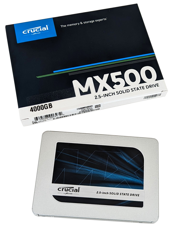 SATA-Revival: Crucial MX500 mit 4 TB im Test