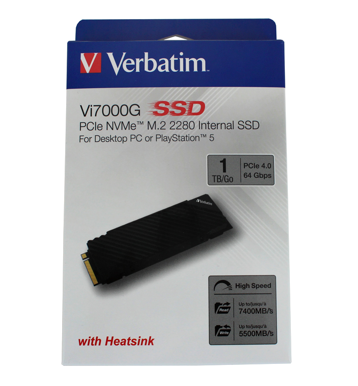 Verbatim Vi7000G PCIe NVMe SSD 1 TB im Test.