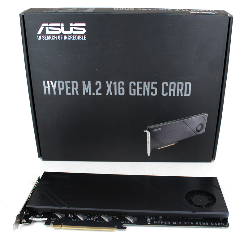 ASUS Hyper M.2 x16 Gen5 Card im Test.