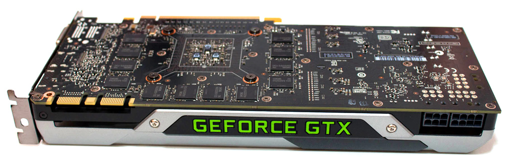 Die Rückseite der ZOTAC GeForce GTX Titan.