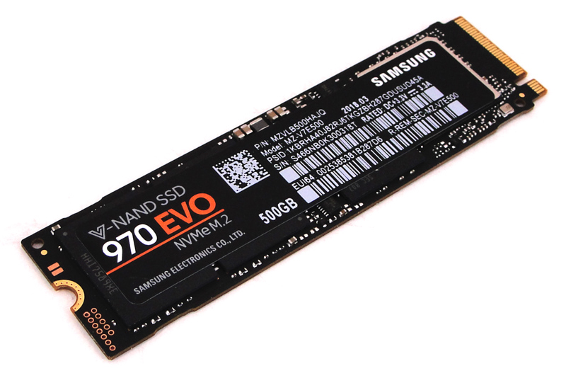 Auf der Samsung SSD 970 EVO kommt die vierte Generation von Samsungs V-NAND zum Einsatz.