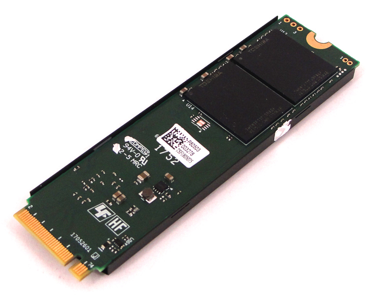 Auf der Plextor-SSD arbeitet BiCS3-3D-NAND-TLC-Flash von Speicherspezialist Toshiba.