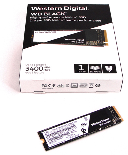 Western Digital WD Black 1 TB NVMe SSD