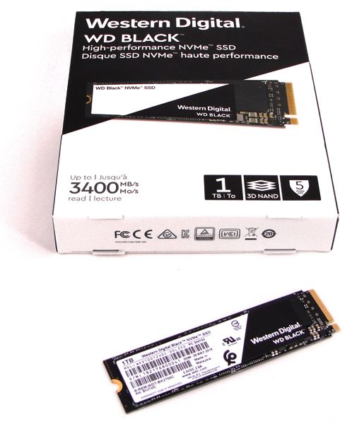 Konnte in Sachen Preis/Leistung alle Konkurrenten hinter sich lassen: Western Digital WD Black 1 TB NVMe SSD.