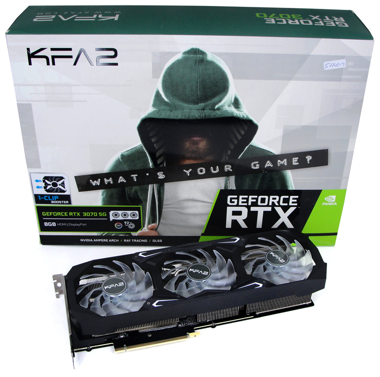 KFA2 GeForce RTX 3070 SG (1-Click OC) im Test